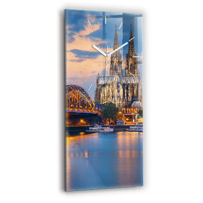 Zegar szklany Widok na ratusz