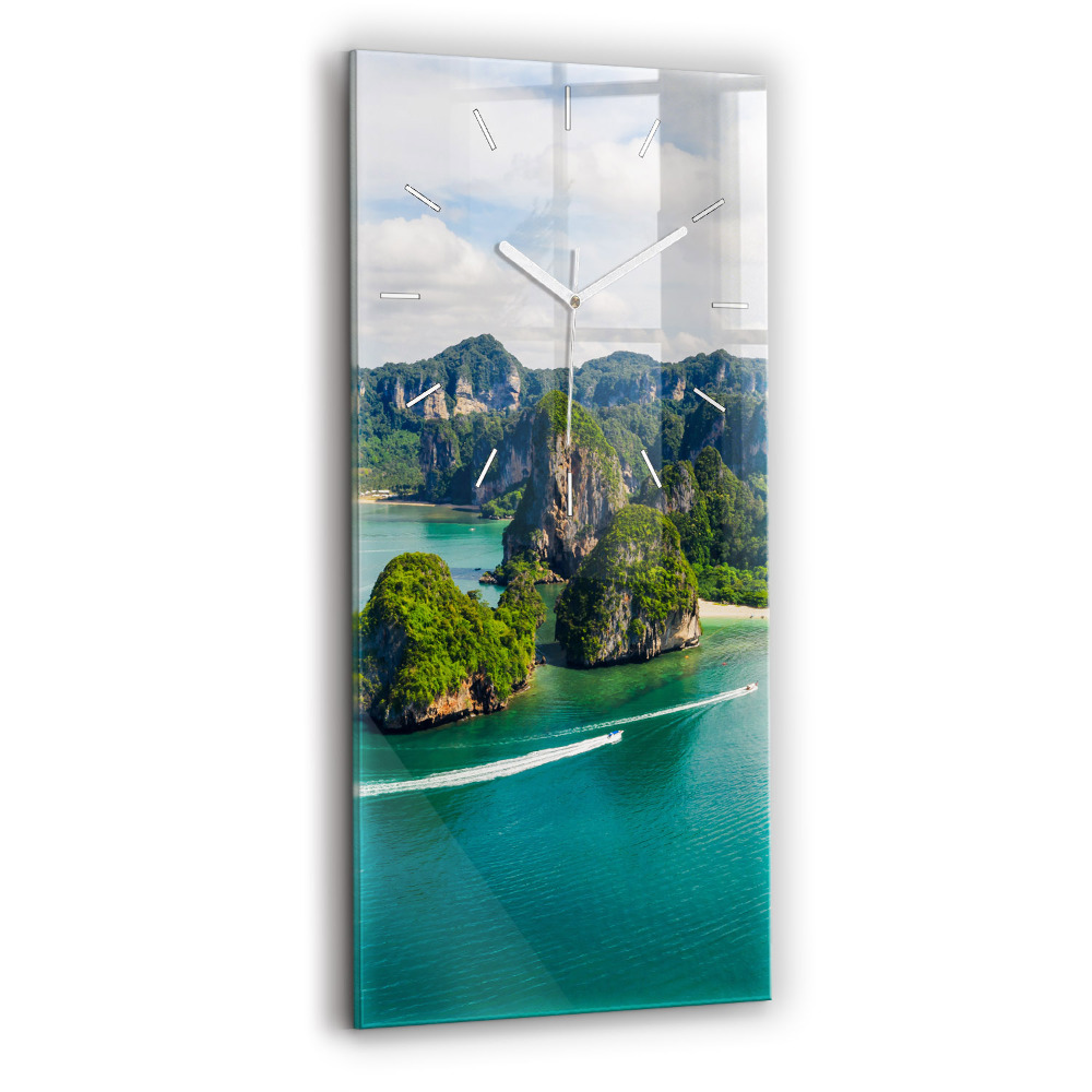 Zegar szklany Wyspa w Tajlandii
