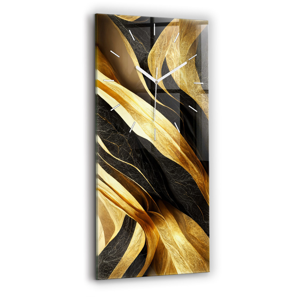 Zegar szklany Elegancka abstrakcja