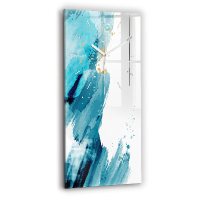 Zegar szklany Pociągnięcia pędzla