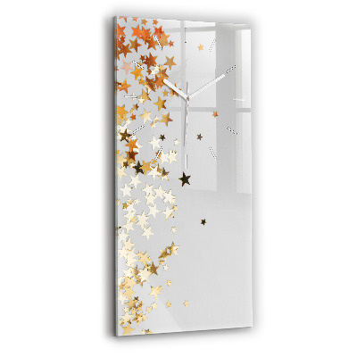 Zegar szklany Gwiazdy na jasnym tle