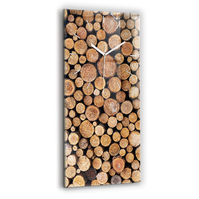 Zegar szklany Słoje drzew