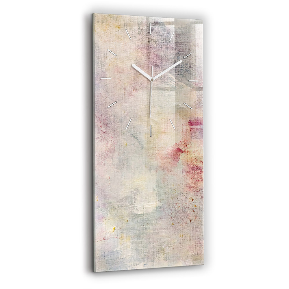 Zegar szklany Malowana abstrakcja