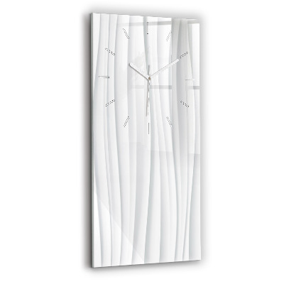 Zegar szklany Fale tekstura