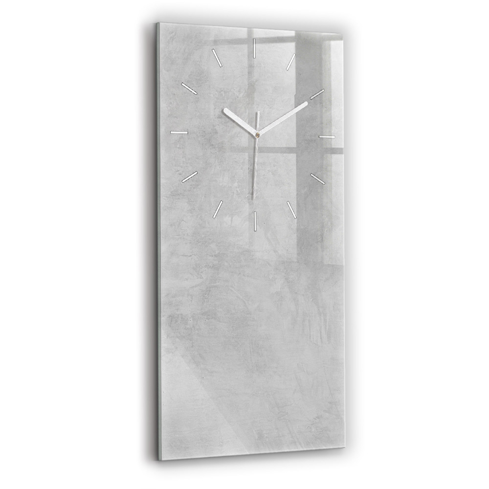 Zegar szklany Kamienna ściana