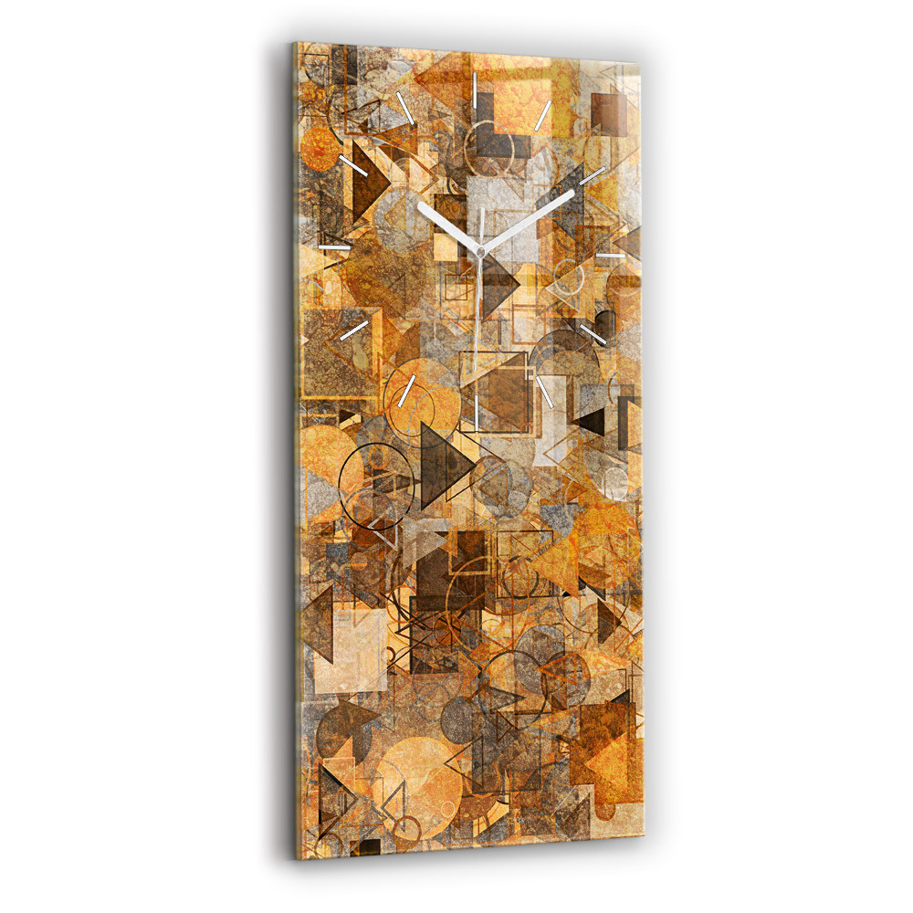 Zegar szklany Kształty Geometryczne