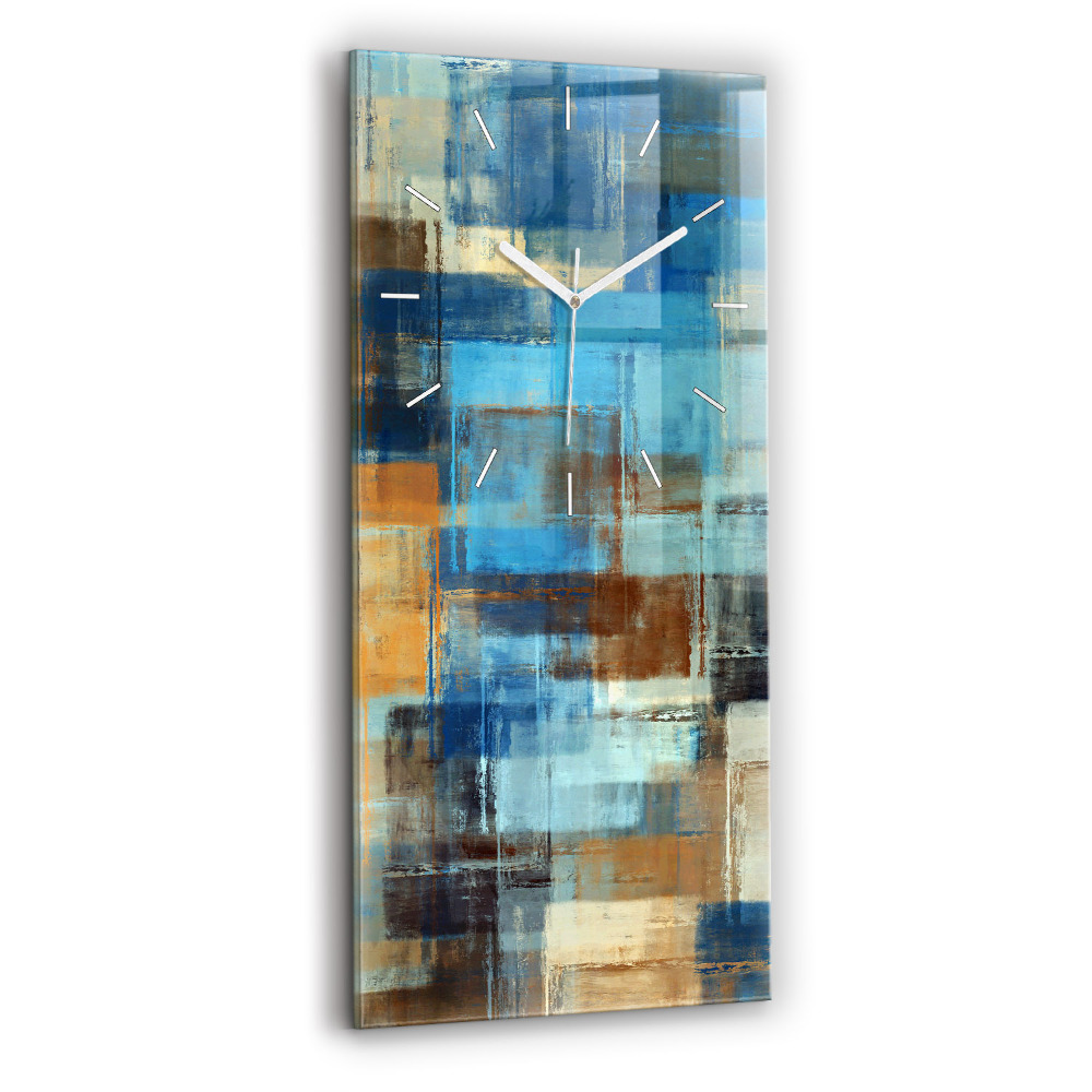 Zegar szklany Kolorowe tło – abstrakcja