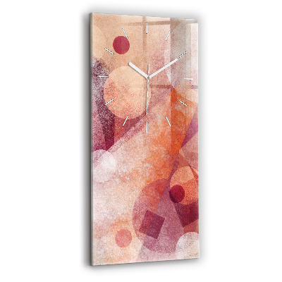 Zegar szklany Geometryczna abstrakcja