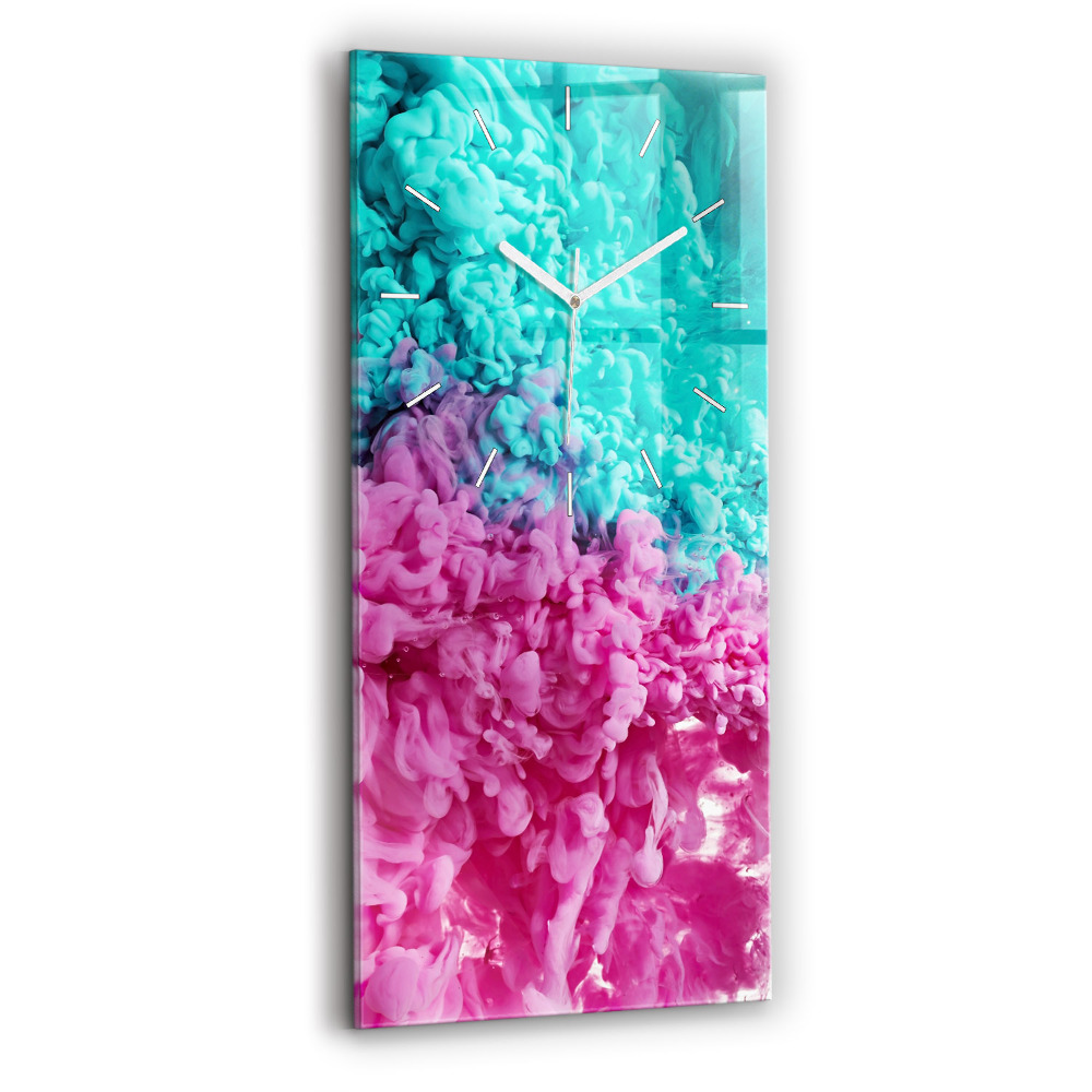 Zegar szklany Sztuka nowoczesna – plamy