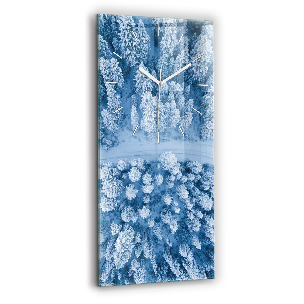 Zegar szklany Las z drona