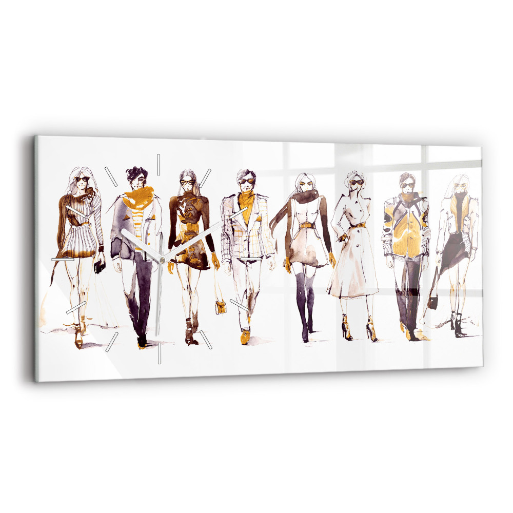 Zegar szklany Kobieta i mężczyzna