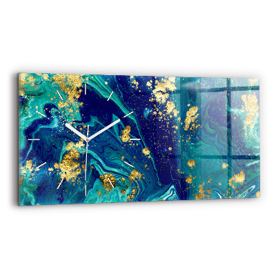 Zegar szklany Abstrakcja nowoczesna