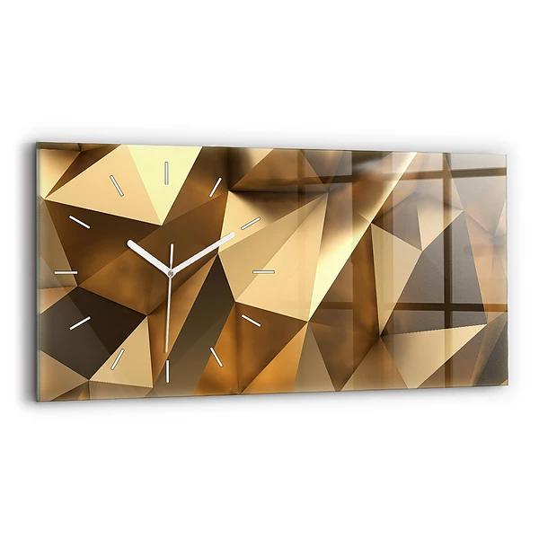 Zegar szklany Tekstura geometryczna