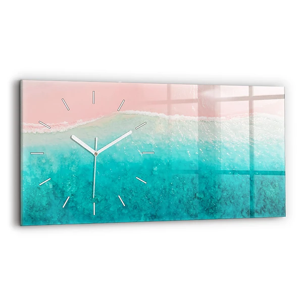 Zegar szklany Plaża morze piasek