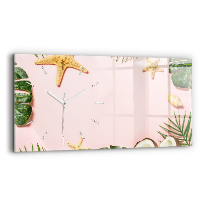 Zegar szklany Letni nastrój