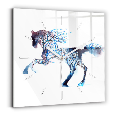 Zegar szklany Natura zwierzęcia