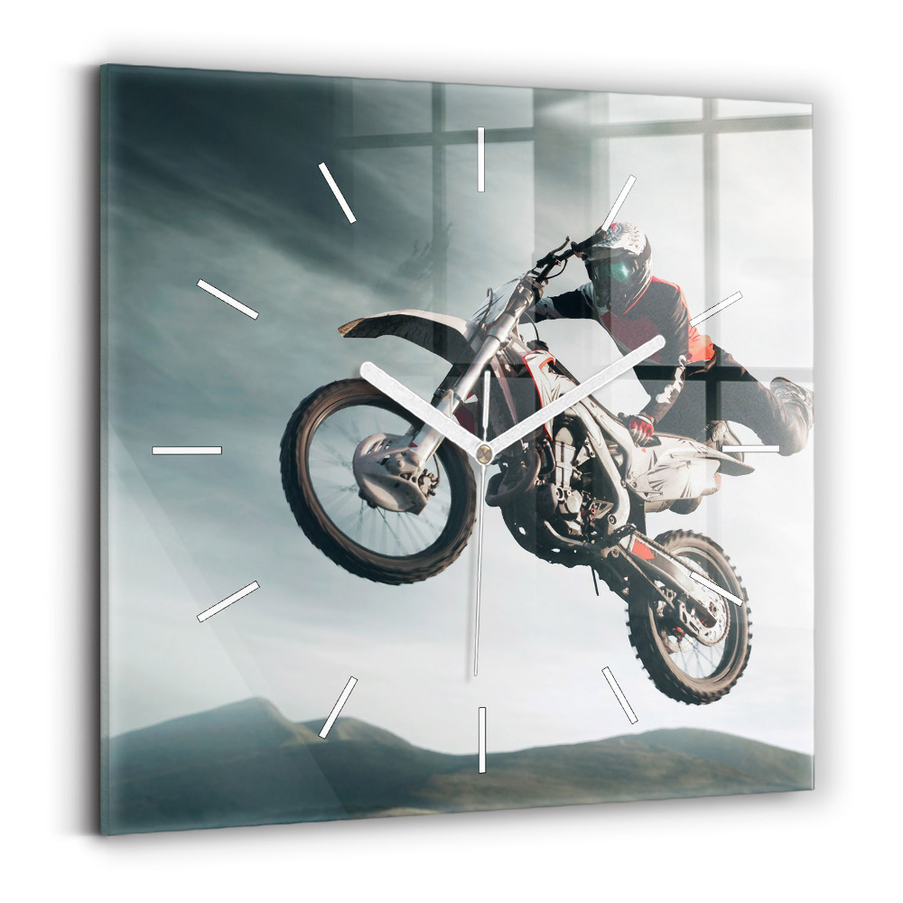 Zegar szklany Motorowy Styl Adrenalina