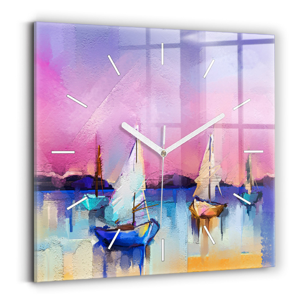 Zegar szklany Pejzaż morski