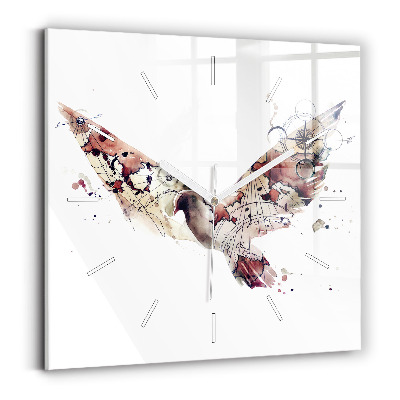 Zegar szklany Abstrakcyjny widok