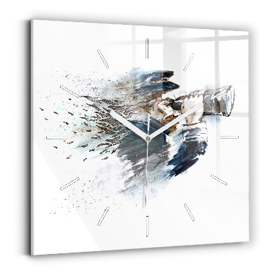 Zegar szklany Kapitan z lornetką