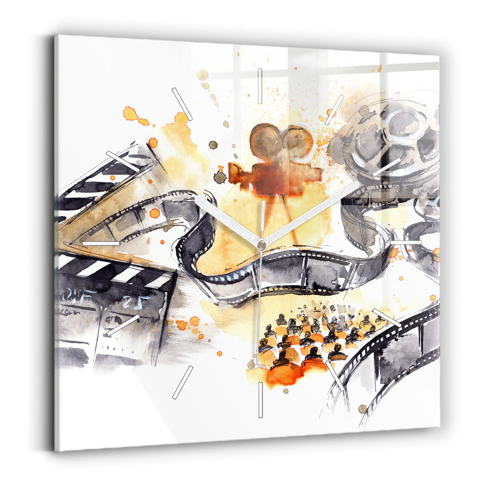 Zegar szklany Kinematografia kamera