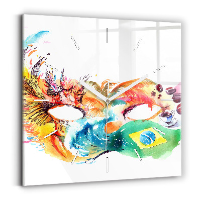 Zegar szklany Kultura - flaga Brazylii