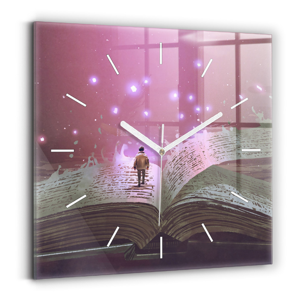Zegar szklany Abstrakcja książka