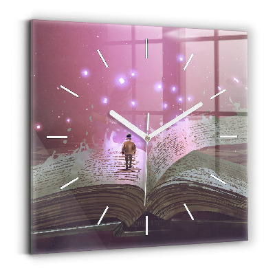 Zegar szklany Abstrakcja książka