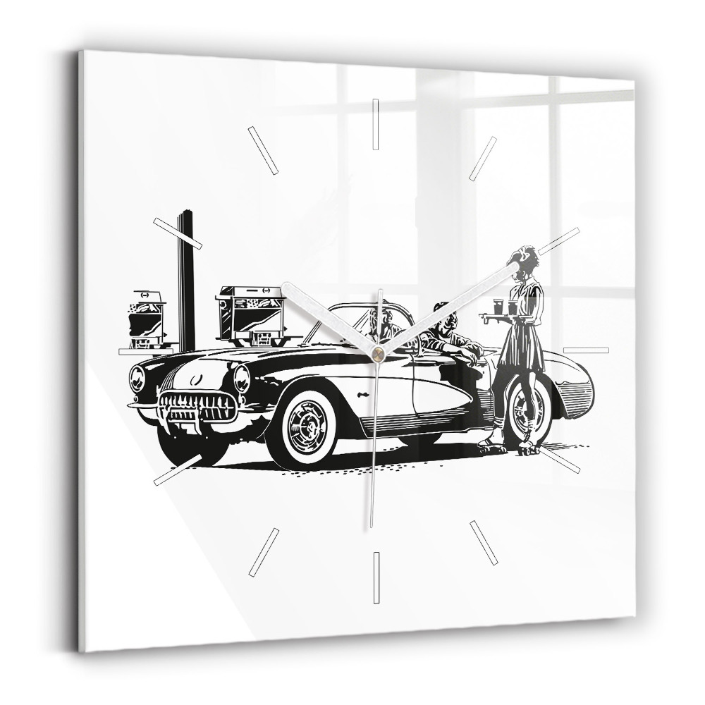 Zegar szklany Retro Ilustracja