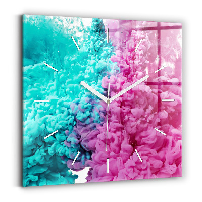 Zegar szklany Sztuka nowoczesna – plamy