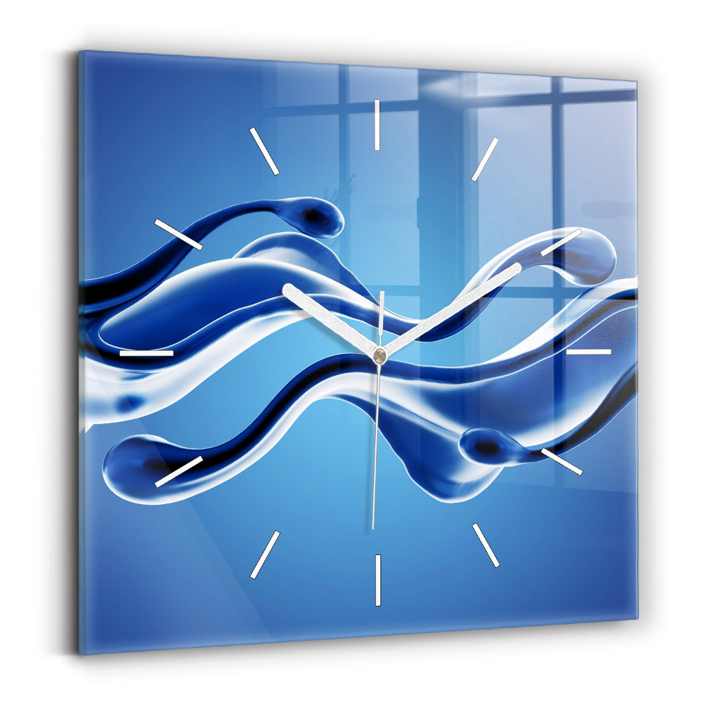 Zegar szklany Abstrakcja cieczy