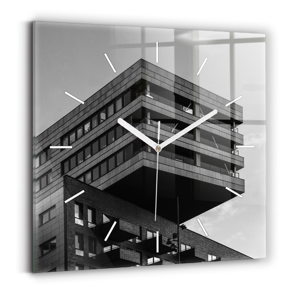 Zegar szklany Architektura w Amsterdamie