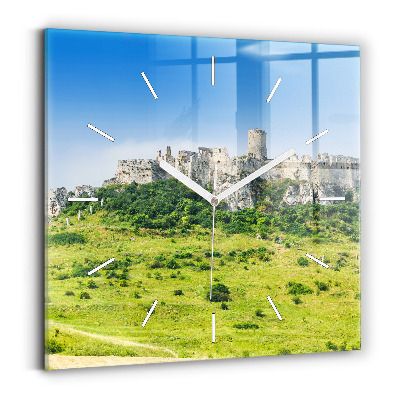 Zegar szklany Zamek Spiski na Słowacji