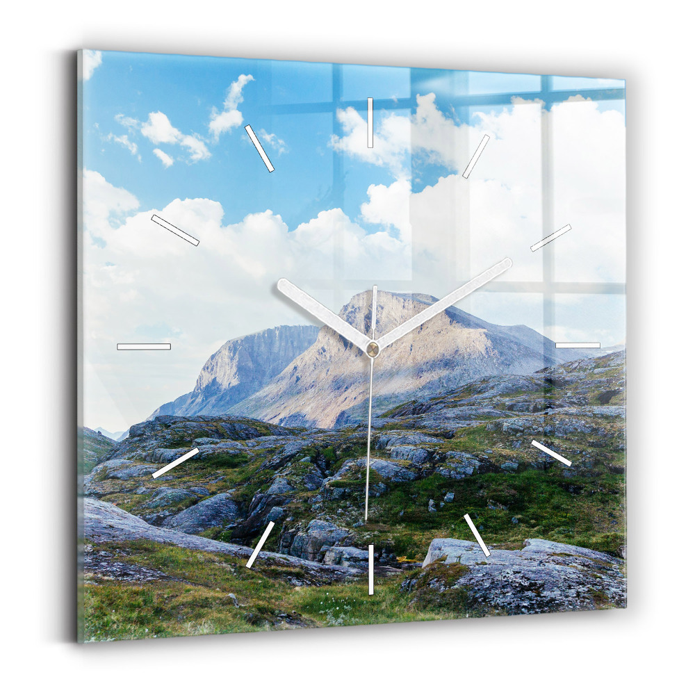 Zegar szklany Skalisty Krajobraz