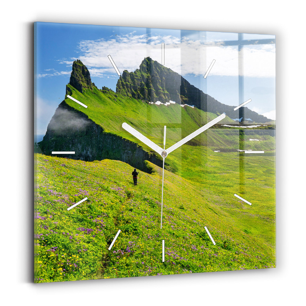 Zegar szklany Rezerwat Hornstrandir Islandia