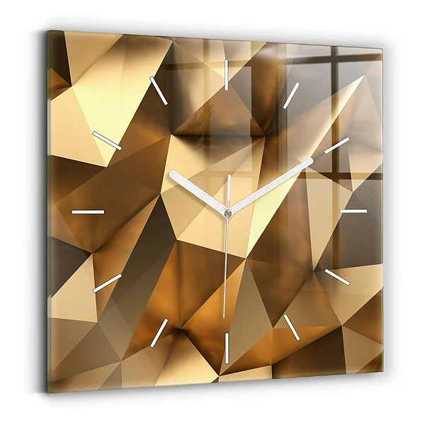 Zegar szklany Tekstura geometryczna