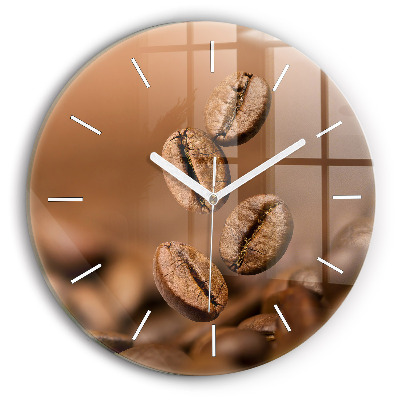 Zegar szklany Abstrakcyjne barwy