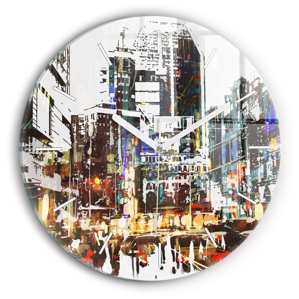 Zegar szklany Nowy Jork Miasto