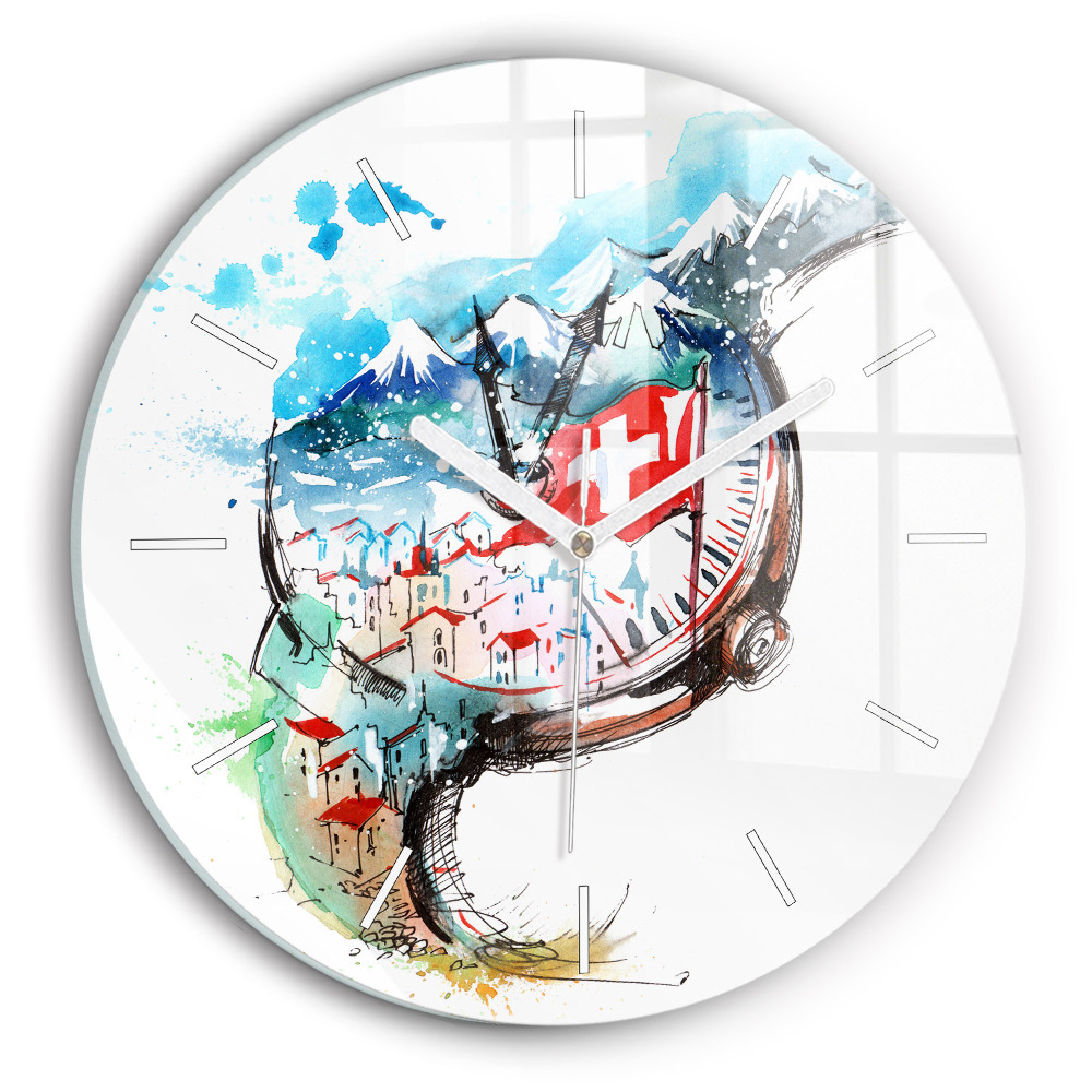 Zegar szklany Szwajcarski zegarek