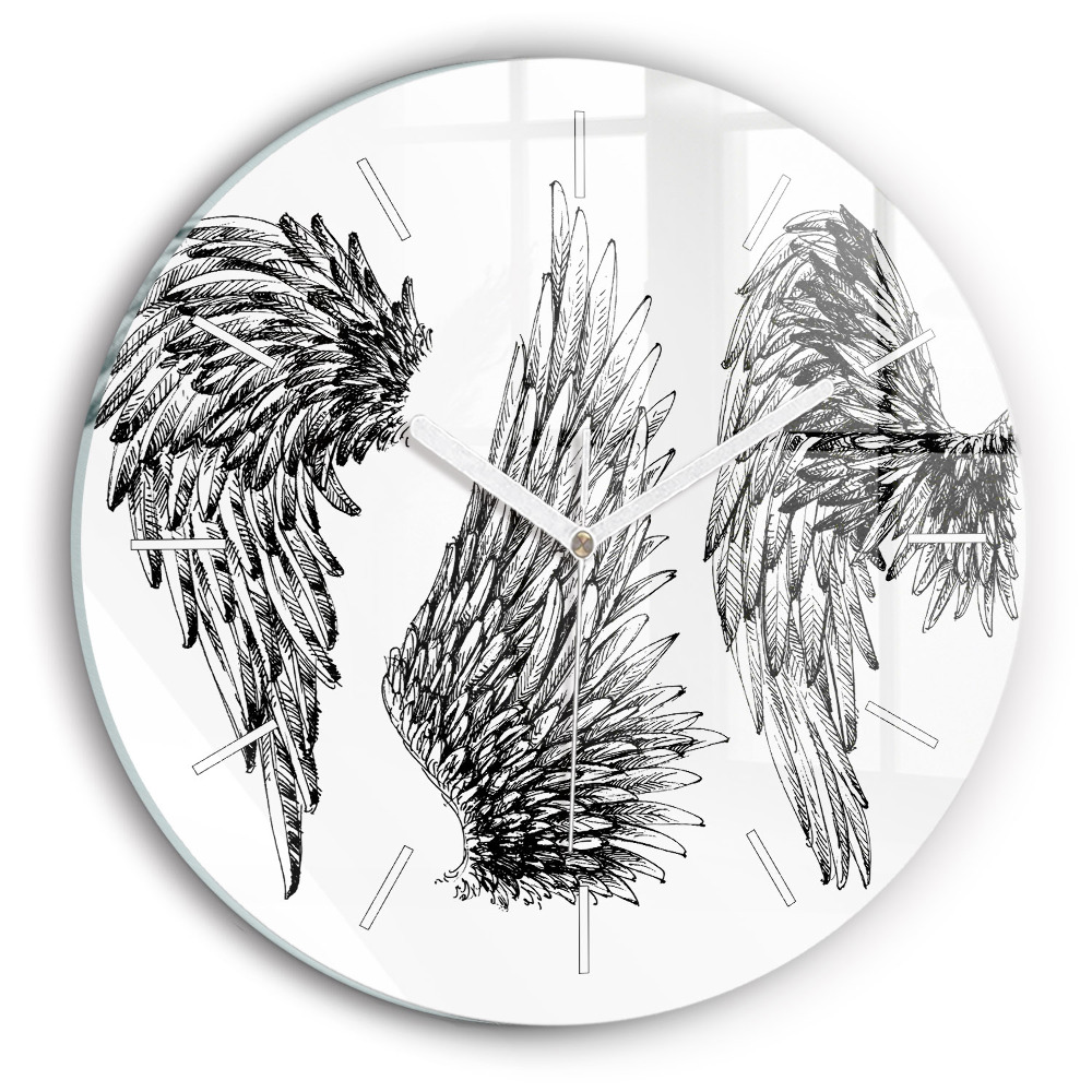 Zegar szklany Skrzydła anioła