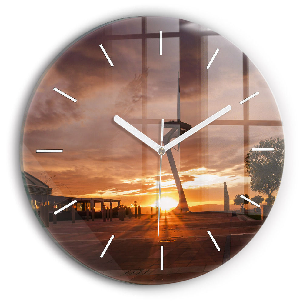 Zegar szklany Barcelona Park Olimpijski