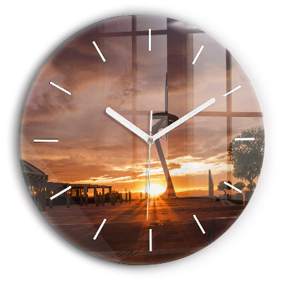 Zegar szklany Barcelona Park Olimpijski