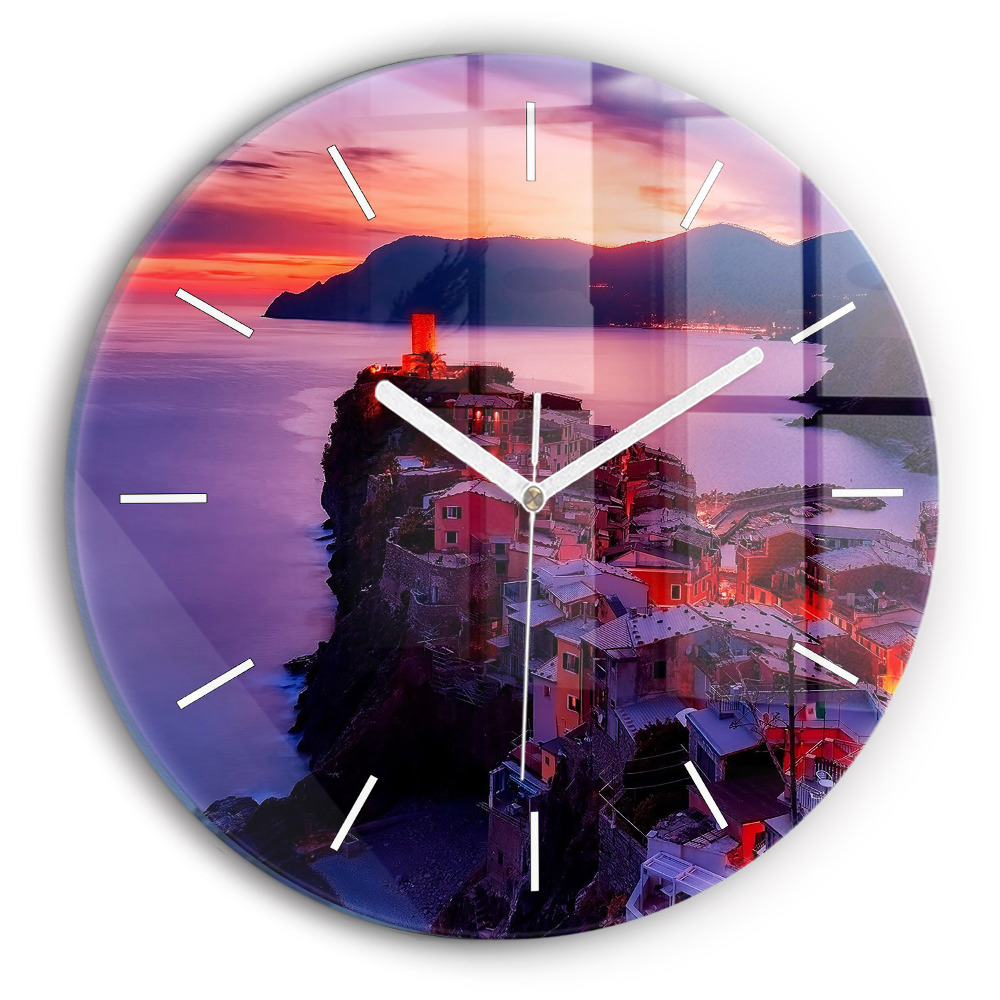 Zegar szklany Domy w pobliżu Jeziora