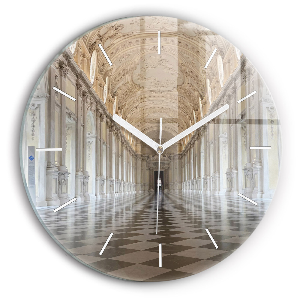 Zegar szklany Muzeum La Veneria Reale