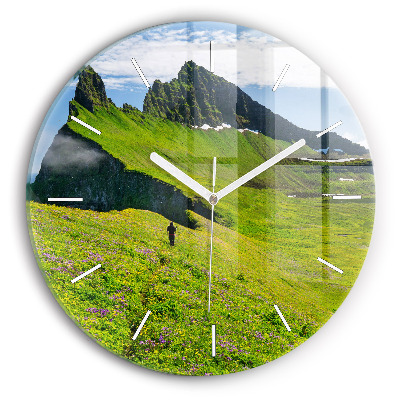 Zegar szklany Rezerwat Hornstrandir Islandia