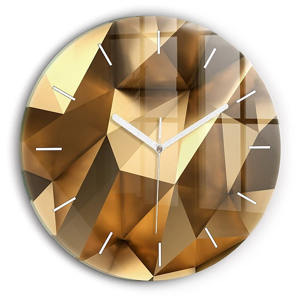 Zegar szklany Tekstura geometryczna