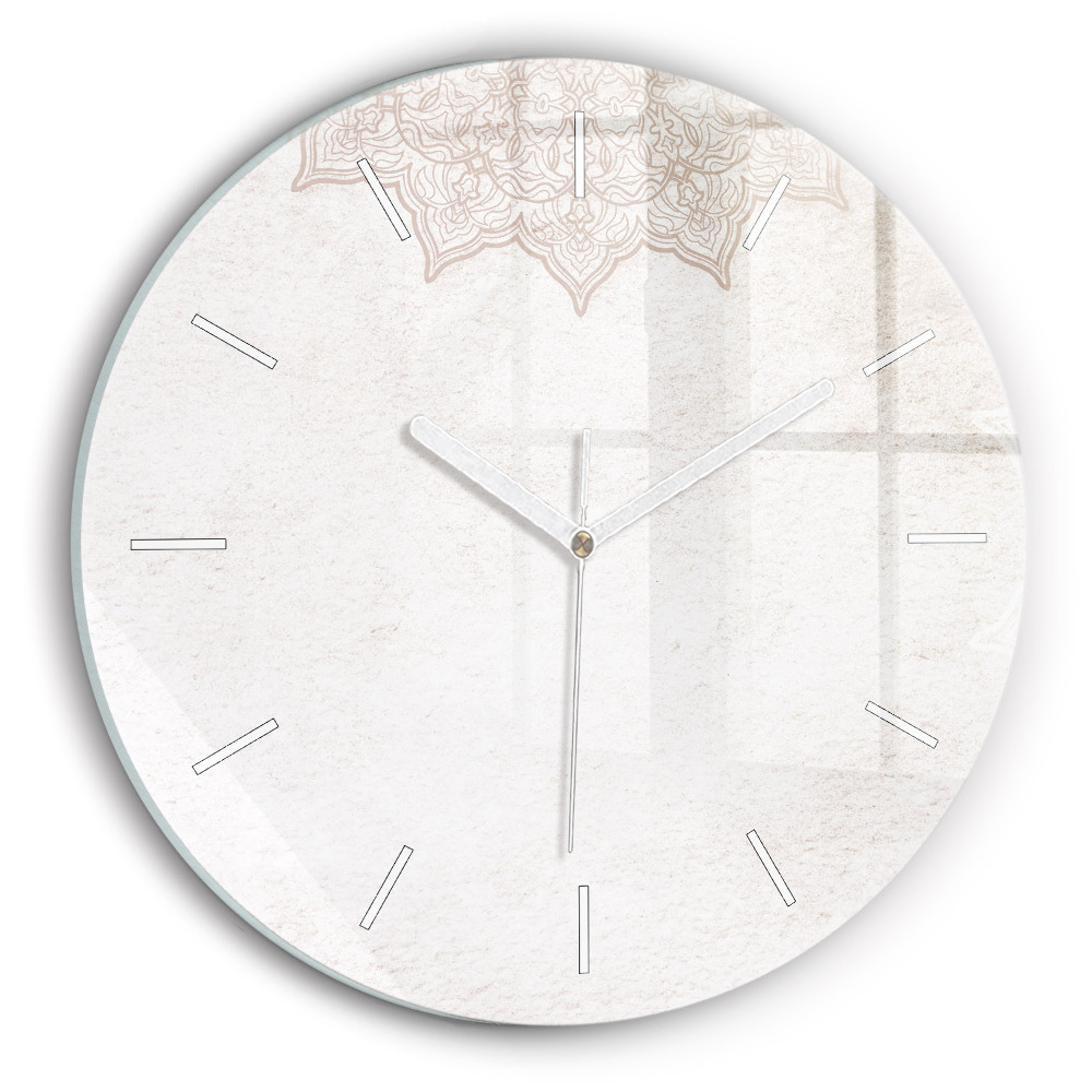 Zegar szklany Wzór dekoracyjny